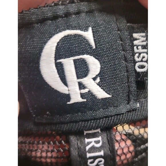 Christian Rose| CR004 Iconic II Trucker Mesh Baseball Cap - Black & Silver Hat - Picture 5 of 6